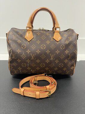 Louis Vuitton Speedy Bandoliere 30 (JB1463)